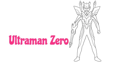 Ultraman Zero Coloring Pages collection