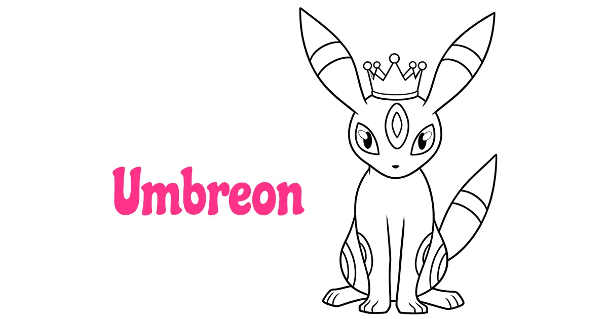 Umbreon Coloring Pages