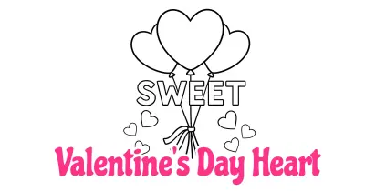 Valentine’s Day Heart Coloring Pages