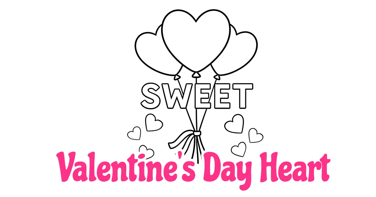 Valentine’s Day Heart Coloring Pages