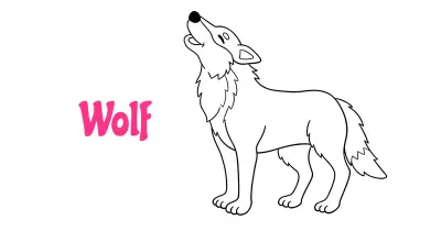 Wolf Coloring Pages collection