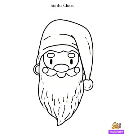 Free printable Christmas  Santa Claus Coloring Pages: Free & Printable coloring page