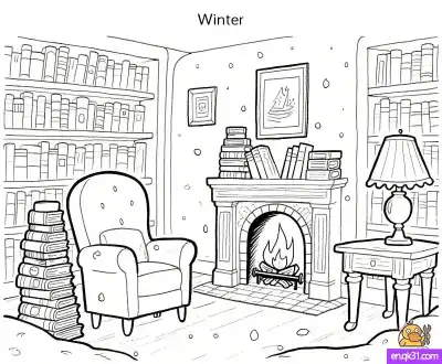 Free printable Free Printable Winter Coloring Pages for Kids & Adults coloring page