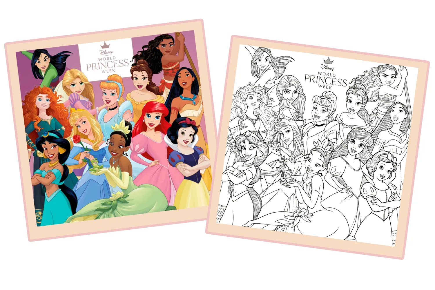 Free printable disney princess Coloring Pages - Free Printable PDFS Coloring Sheets