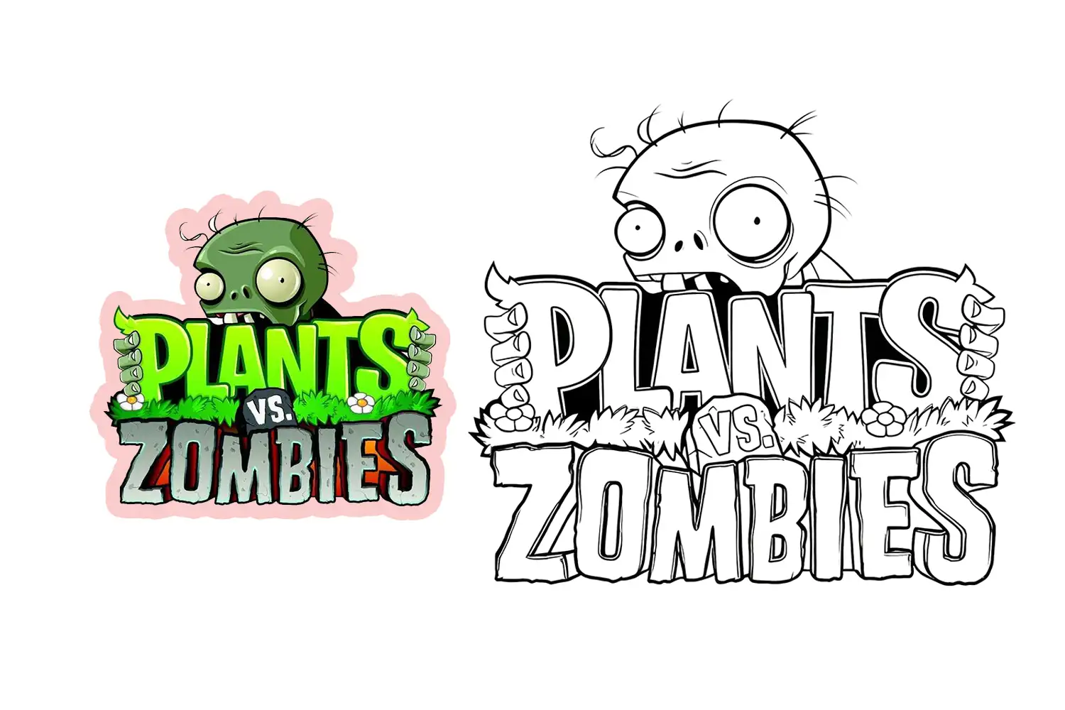 Free printable plants vs zombies Coloring Pages - Free Printable PDFS Coloring Sheets