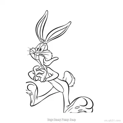 Free printable Bugs Bunny Funny Jump 2 Coloring Page - Free PDF Printable Bugs Bunny Coloring Sheets coloring page