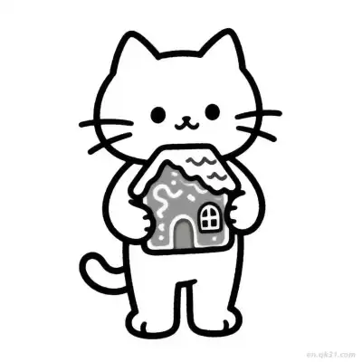 Free printable Christmas Cat 8 Coloring Page - Free PDF Printable Cute Cat Coloring Sheets coloring page