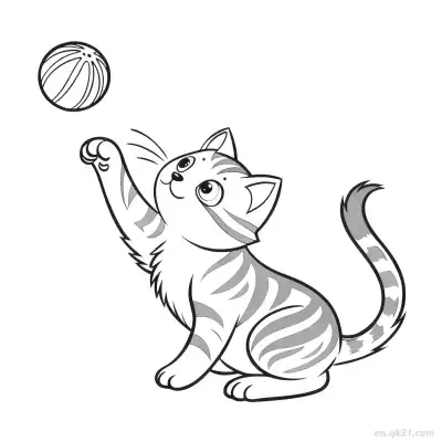 Free printable Cat 1 Coloring Page - Free PDF Printable Cute Cat Coloring Sheets coloring page