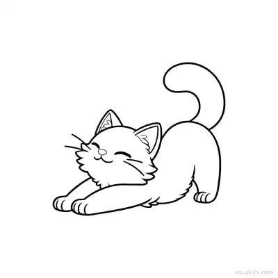 Free printable Cat 11 Coloring Page - Free PDF Printable Cute Cat Coloring Sheets coloring page