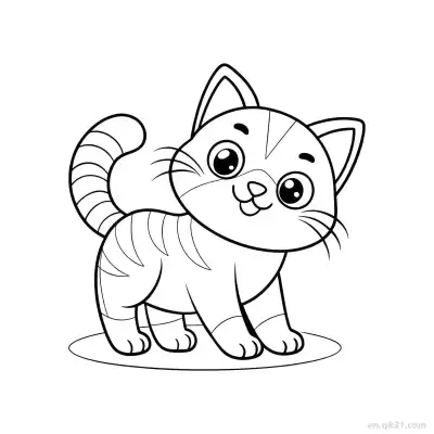 Free printable Cat 12 Coloring Page - Free PDF Printable Cute Cat Coloring Sheets coloring page