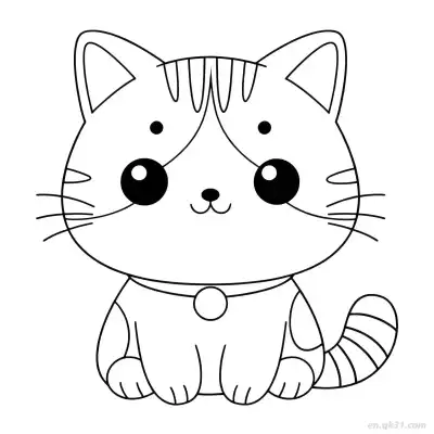 Free printable Cat 15 Coloring Page - Free PDF Printable Cute Cat Coloring Sheets coloring page