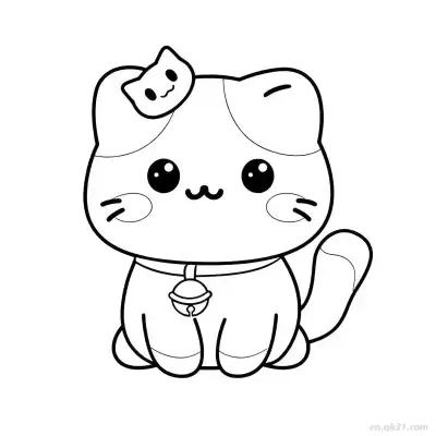 Free printable Cat 19 Coloring Page - Free PDF Printable Cute Cat Coloring Sheets coloring page