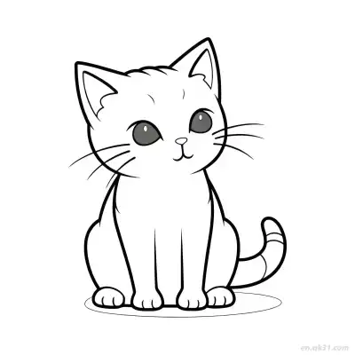 Free printable Cat 20 Coloring Page - Free PDF Printable Cute Cat Coloring Sheets coloring page