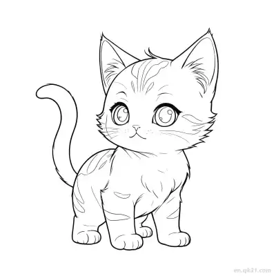 Free printable Cat 5 Coloring Page - Free PDF Printable Cute Cat Coloring Sheets coloring page