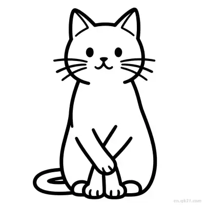Free printable Cat 55 Coloring Page - Free PDF Printable Cute Cat Coloring Sheets coloring page