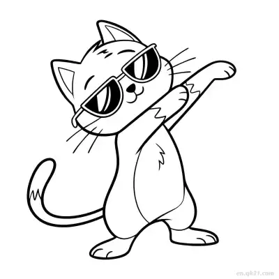 Free printable Cat 6 Coloring Page - Free PDF Printable Cute Cat Coloring Sheets coloring page