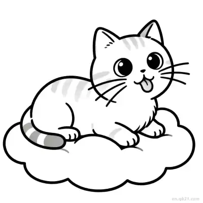 Free printable Cat 73 Coloring Page - Free PDF Printable Cute Cat Coloring Sheets coloring page