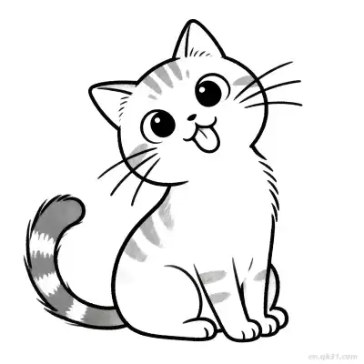 Free printable Cat 75 Coloring Page - Free PDF Printable Cute Cat Coloring Sheets coloring page