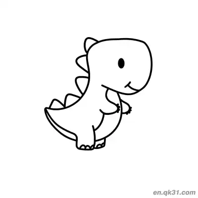 Free printable Friendly Spotted T Rex Coloring Pages coloring page