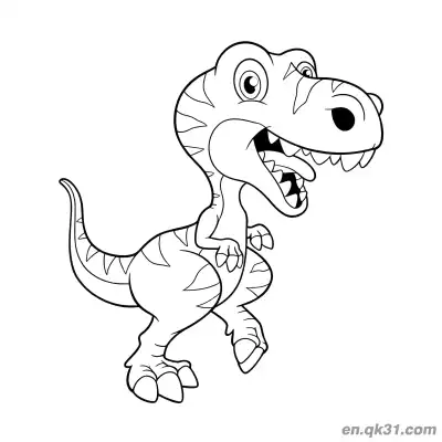 Free printable Wide Open Mouth Roaring T Rex Coloring Pages coloring page