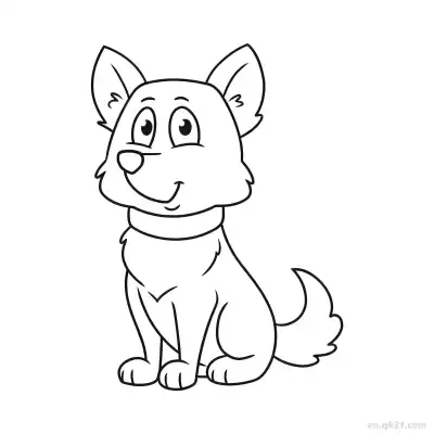 Free printable Dog 1 Coloring Page - Free PDF Printable Dog Coloring Sheets coloring page