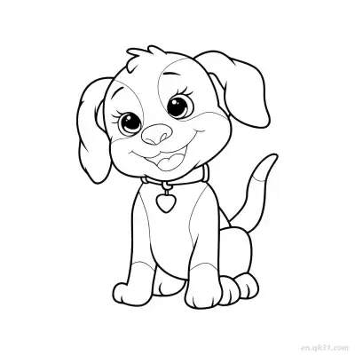 Free printable Dog 12 Coloring Page - Free PDF Printable Dog Coloring Sheets coloring page