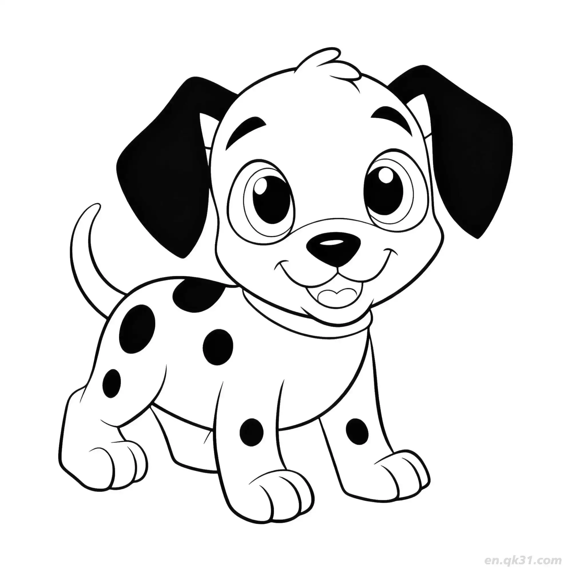 Dog 15 Coloring Page - Free Printable Dog PDF Coloring Sheets – Free Printable Coloring Page for Kids and Adults