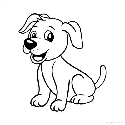 Free printable Dog 19 Coloring Page - Free PDF Printable Dog Coloring Sheets coloring page