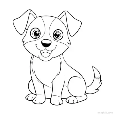 Free printable Dog 35 Coloring Page - Free PDF Printable Dog Coloring Sheets coloring page
