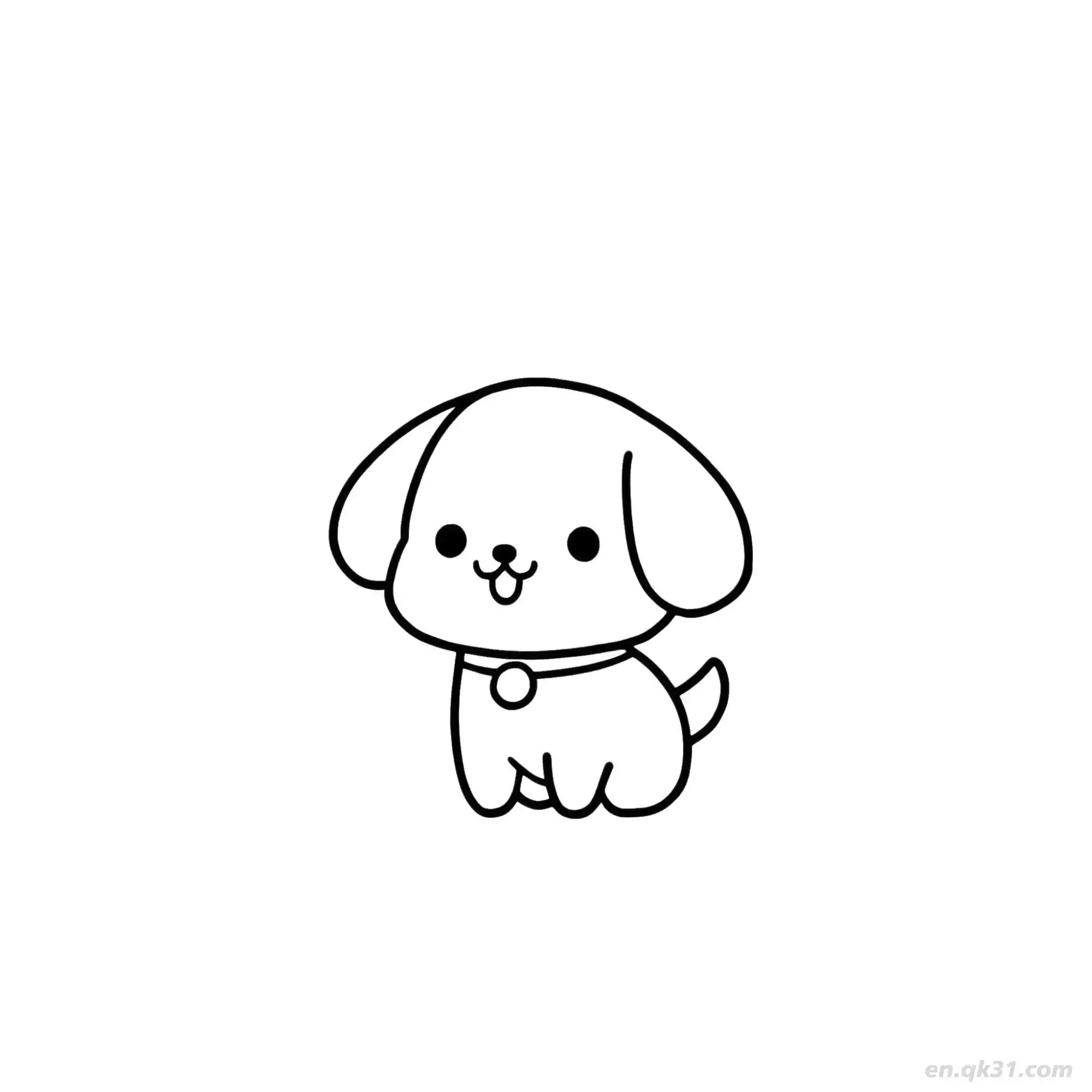 Dog 36 Coloring Page - Free Printable Dog PDF Coloring Sheets – Free Printable Coloring Page for Kids and Adults