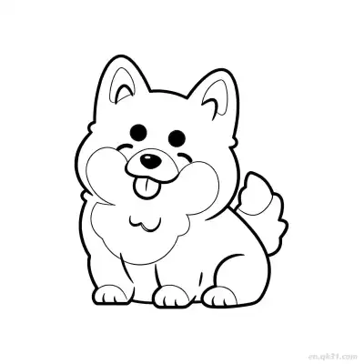 Free printable Dog 41 Coloring Page - Free PDF Printable Dog Coloring Sheets coloring page
