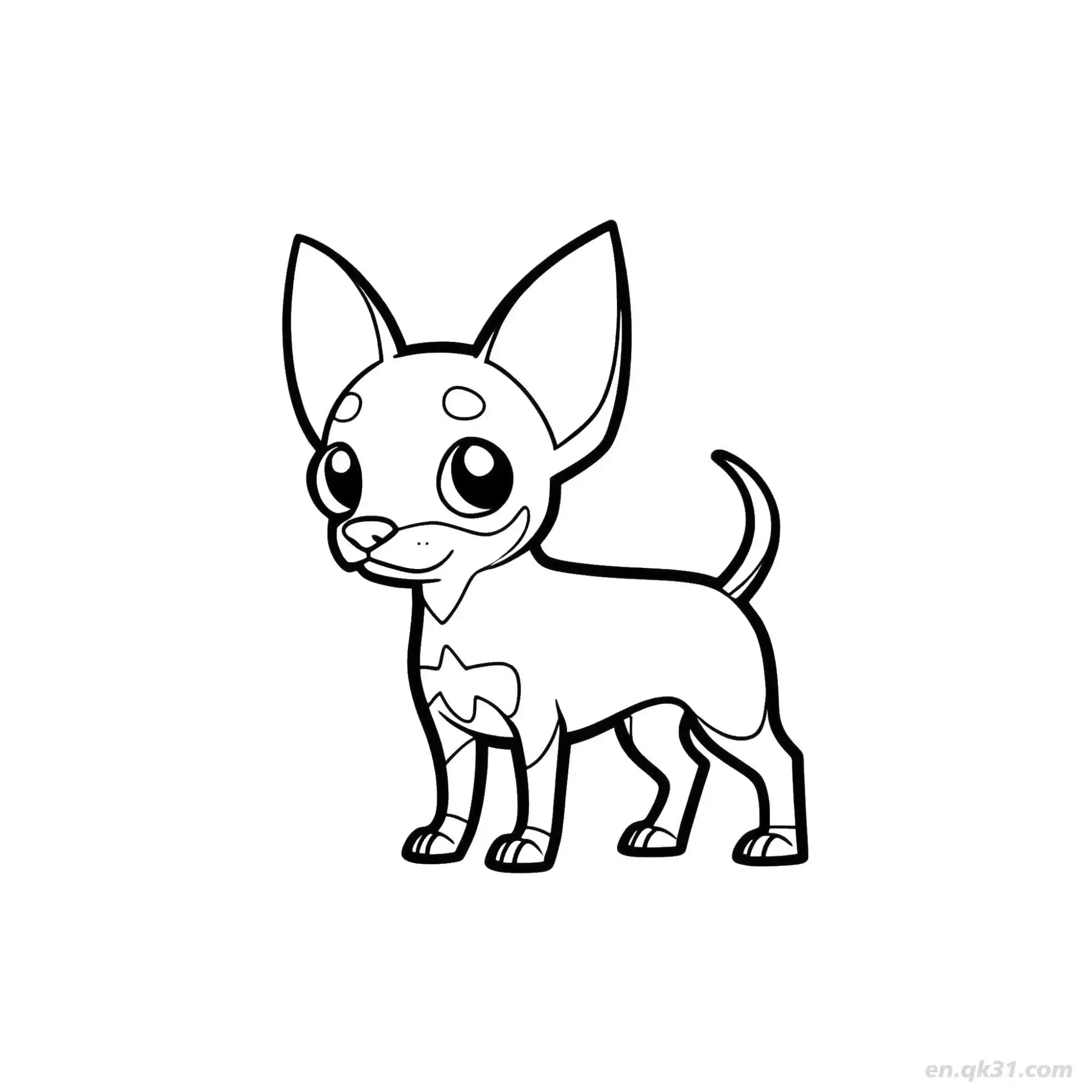 Dog 42 Coloring Page - Free Printable Dog PDF Coloring Sheets – Free Printable Coloring Page for Kids and Adults