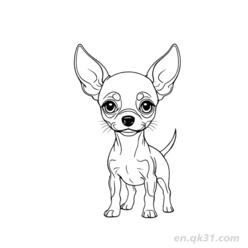 Dog 43 Coloring Page - Free Printable Dog PDF Coloring Sheets – Free Printable Coloring Page for Kids and Adults