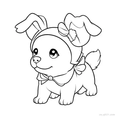 Free printable Dog 50 Coloring Page - Free PDF Printable Dog Coloring Sheets coloring page