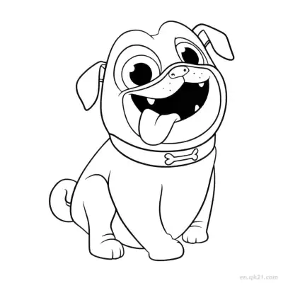 Free printable Dog 6 Coloring Page - Free PDF Printable Dog Coloring Sheets coloring page