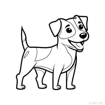 Free printable Dog 9 Coloring Page - Free PDF Printable Dog Coloring Sheets coloring page
