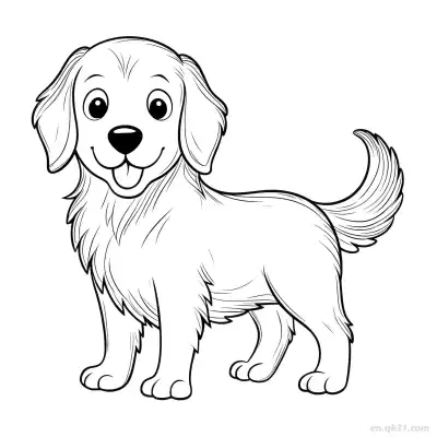 Free printable Christmas Dog 8 Coloring Page - Free PDF Printable Dog Coloring Sheets coloring page