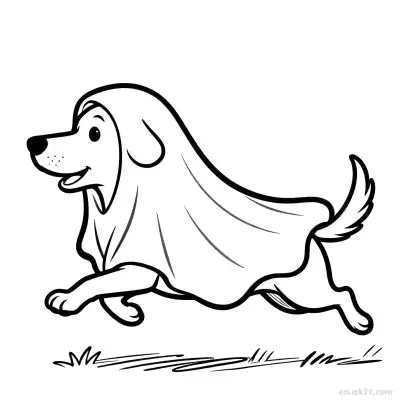 Free printable Sports Dog 1 Coloring Page - Free PDF Printable Dog Coloring Sheets coloring page