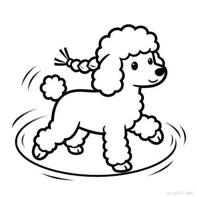 Free printable Sports Dog 9 Coloring Page - Free PDF Printable Dog Coloring Sheets coloring page