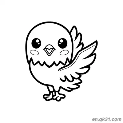 Free printable Realistic Eagle Standing on Stump Coloring Page coloring page