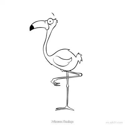 Free printable Princess Flamingo 10 Coloring Page - Free PDF Printable Flamingo Coloring Sheets coloring page