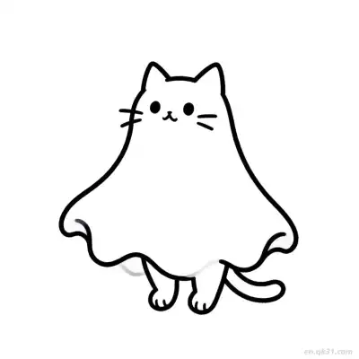 Free printable Halloween Cat 2 Coloring Page - Free PDF Printable Cute Cat Coloring Sheets coloring page