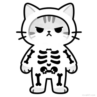 Free printable Halloween Cat 5 Coloring Page - Free PDF Printable Cute Cat Coloring Sheets coloring page