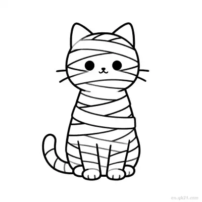 Free printable Halloween Cat 6 Coloring Page - Free PDF Printable Cute Cat Coloring Sheets coloring page