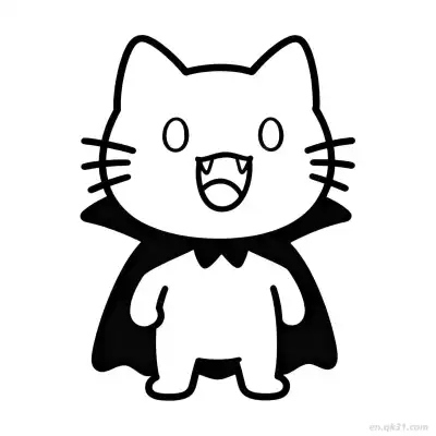 Free printable Halloween Cat 9 Coloring Page - Free PDF Printable Cute Cat Coloring Sheets coloring page