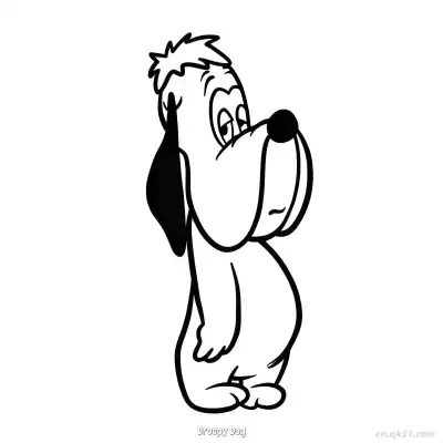 Free printable Droopy Dog  Coloring Page - Free PDF Printable Tom and Jerry Coloring Sheets coloring page
