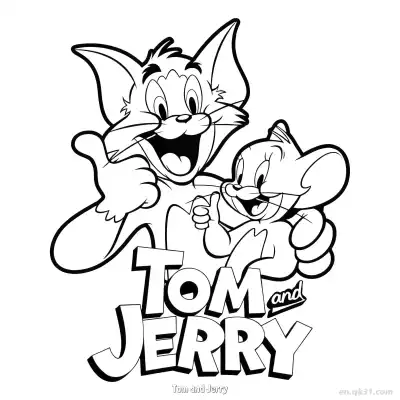 Free printable Tom and Jerry 4 Coloring Page - Free PDF Printable Tom and Jerry Coloring Sheets coloring page