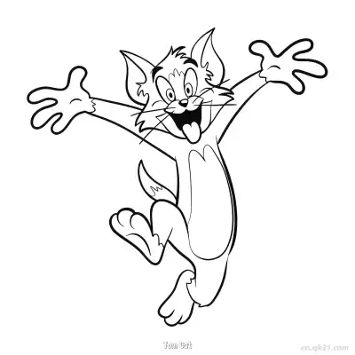 Free printable Tom Cat 3 Coloring Page - Free PDF Printable Tom and Jerry Coloring Sheets coloring page