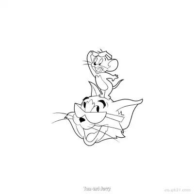 Free printable Tom and Jerry 16 Coloring Page - Free PDF Printable Tom and Jerry Coloring Sheets coloring page