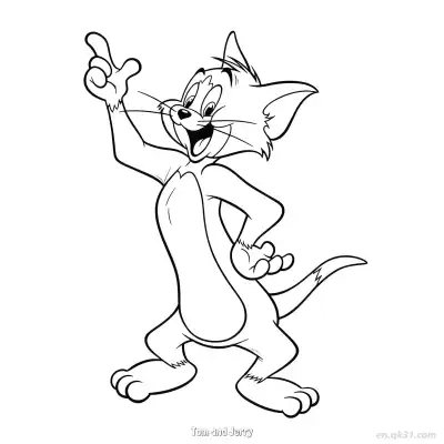 Free printable Tom and Jerry 4 Coloring Page - Free PDF Printable Tom and Jerry Coloring Sheets coloring page